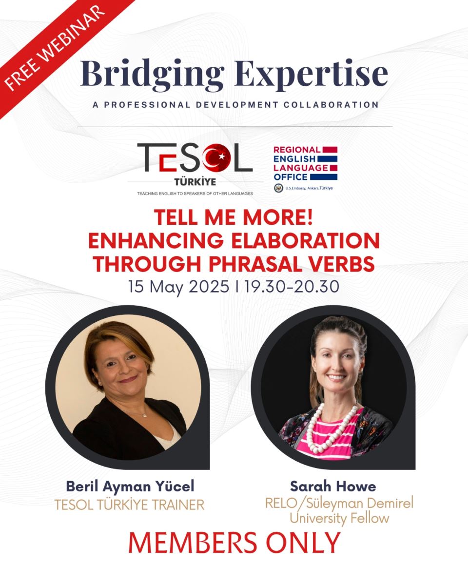 Free Webinar for TESOL Türkiye Members!