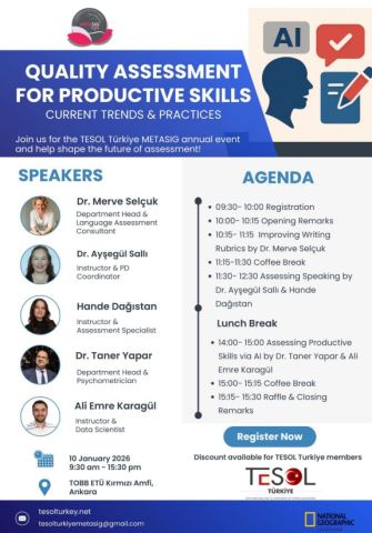 QUALITY ASSESSMENT FOR PRODUCTIVE SKILLS- CURRENT TRENDS AND PRACTICES by METASIG