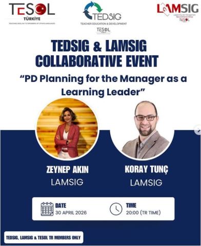 TEDSIG & LAMSIG Collaborative Event: “Professional Development Planning for the Manager as a Learning Leader”