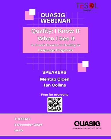 Webinar by QUASIG